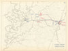 American Civil War 4-10 July 1863 Vicksburg Campaign. Sherman's Pursuit 1959 map