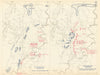 American Civil War. 19-20 September 1863 Battle of Chickamauga 1959 old map