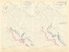 American Civil War. 6 May 1864 Battle of the Wilderness 1959 old vintage map