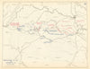 American Civil War. April 1865. Grant pursues Lee to Appomattox Court H 1959 map