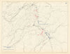 American Civil War. 5-13 October 1864 Franklin & Nashville Campaign 1959 map