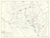 World War 1. Western Front 1914. 1905 Schlieffen Plan. French Plan XVII 1959 map