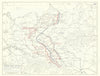 World War 1. Eastern Front Sept-Nov 1914. SW Poland. German Ninth Army 1959 map