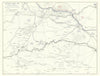 World War 1. Western Front May-June 1918. Aisne Offensive 1959 old vintage map