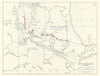 World War 2. Soviet-Finnish Winter War 1939-1940 Battle of Suomussalmi 1959 map