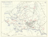 World War 2. Western Campaign 16-21 May 1940 Battle of France & Belgium 1959 map