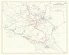 World War 2. Eastern Front. 19 Nov 1942-1 Jan 1943 Battle of Stalingrad 1959 map