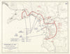 World War 2. Operation Avalanche 9-11 September 1943. Salerno landings 1959 map