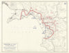 World War 2. Operation Avalanche 12-14 September 1943. Salerno landings 1959 map