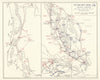 World War 2. Invasion of Malaya Dec 1941-15 February 1942. Singapore 1959 map