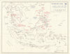World War 2. Dec 1941-May 1942 Japanese Landings. Philippines Indochina 1959 map