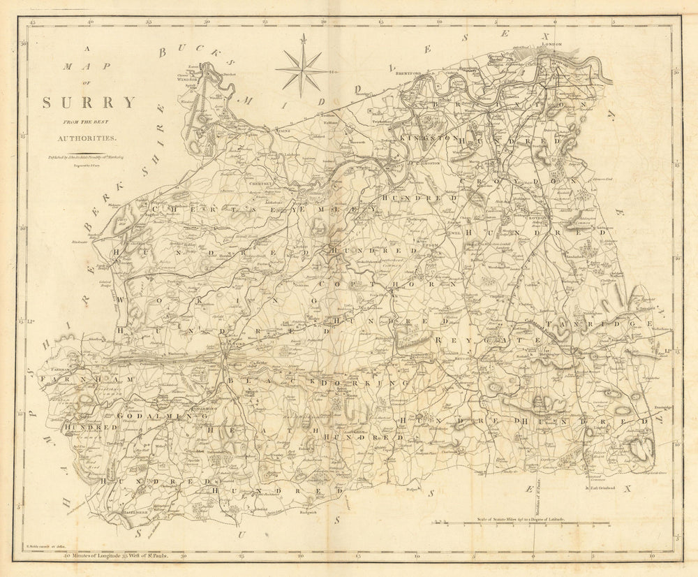 "A map of Surry from the best authorities". Surrey county map. CARY 1806