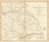 Roman Camps Forts Walls SE Scotland. Hadrian's & Antonine Walls. CARY 1806 map