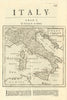 Italy by Herman Moll. Includes Haute-Savoie 1709 old antique map plan chart