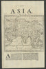 Asia by Herman Moll. Great Wall of China. Mogol empire. Tartaria 1709 old map
