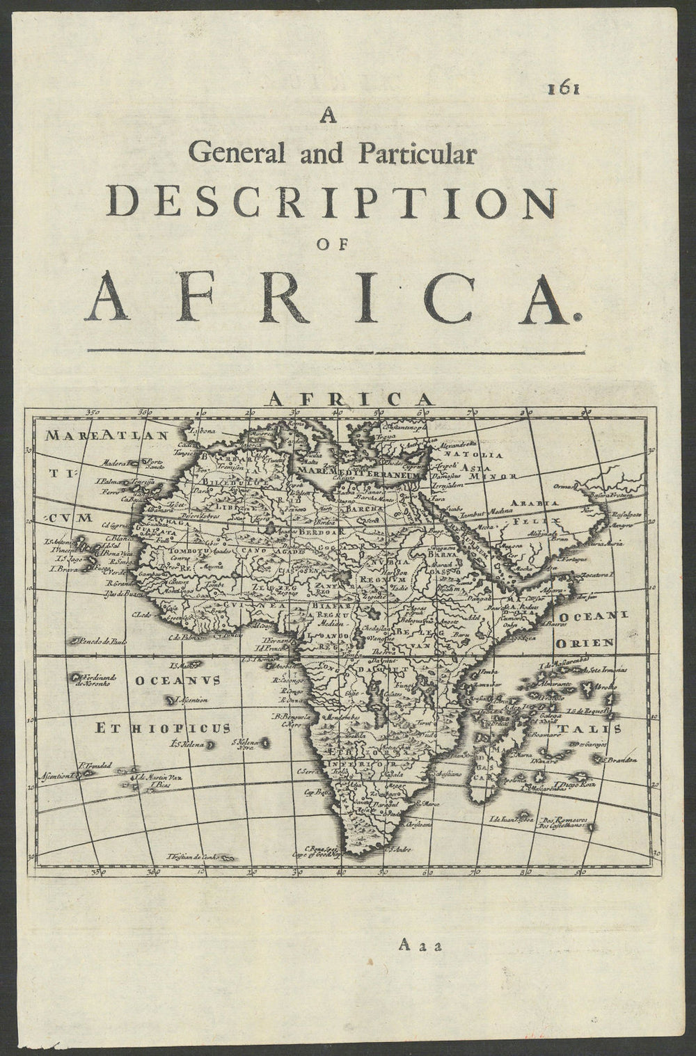 Africa by Herman Moll. Hypothesised interior! Phantom St Matthew Island 1709 map