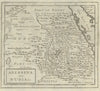 Abissinia and Nubia by Herman Moll. Ethiopia Eritrea Sudan Abyssinia 1709 map