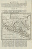 Mexico or New Spain divided… by Herman Moll. Southern United States 1709 map
