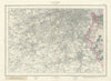 Ordnance Survey Sheet 270 South London. Croydon Richmond Greenwich 1876 map