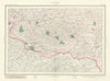 Ordnance Survey Sheet 304 Tenterden Cranbrook High Weald Goudhurst Kent 1879 map