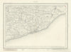 Ordnance Survey Sheet 320 Hastings Rye Bexhill. High Weald East Sussex 1879 map