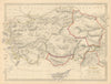 TURKEY. Asia Minor provinces. Karamania Adana Itchi Roum. SDUK 1844 old map