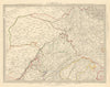 RAJASTHAN. India. Delhi Jaipur Marwar Bikaner Mewar Bundelkhand. SDUK 1844 map