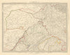 RAJASTHAN. India. Delhi Jaipur Marwar Bikaner Mewar Bundelkhand. SDUK 1844 map