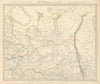 RUSSIA. Arkhangelsk Vologda VIatka Perm Olontez Iaroslavl. SDUK 1845 old map