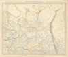RUSSIA. Arkhangelsk Vologda VIatka Perm Olontez Iaroslavl. SDUK 1845 old map