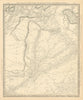 THE PANJAB. Pakistan. Punjab, Afghanistan, Kashmir, and Sinde. SDUK 1846 map