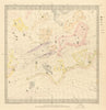 ASTRONOMY CELESTIAL. Star map. Star chart, III. Autumnal Equinox. SDUK 1847