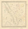 ASTRONOMY CELESTIAL. Star map. Star chart. IV. Winter Solstice. SDUK 1847