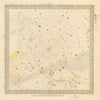 ASTRONOMY CELESTIAL Star map chart 6 South Pole. SDUK 1847 old antique