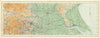 Yorkshire Wolds & Dales. Humber estuary Leeds Hull York ORDNANCE SURVEY 1922 map