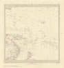 AUSTRALASIA POLYNESIA PACIFIC OCEAN. On Gnomonic Projection. SDUK 1856 old map