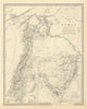 LEVANT. Syria Palestine Lebanon (Modern). Inset Sinai. SDUK 1855 old map