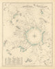 Comparative lengths of PRINCIPAL RIVERS of the World. Countries. SDUK 1851 map