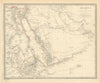 ARABIA. Haj routes. Deba/Dubai Abothubi/Abu Dhabi. 'Pirate Coast'. SDUK 1851 map