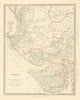 INDIA V.  Sinde-Gujerat. Marwar Cutch Jaisalmer. SDUK 1851 old antique map