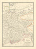 INDIA VIII. Bengal Presidency. Bangladesh Chittagong Sikim Bhutan. SDUK 1851 map