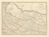 INDIA X. NEPAL & NORTHERN INDIA. Oude to Allahabad. Awadh Gorkha. SDUK 1851 map