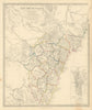 NEW SOUTH WALES based on Cunningham routes. SYDNEY city plan. SDUK 1851 map