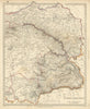AUSTRIAN DOMINIONS.Galizia Eastern Hungary Transylvania Galicia.SDUK 1844 map