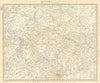 RUSSIA Moscow Novgorod Smolensk Tver Vologda Iarolslav Vladimir SDUK 1844 map