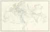 WORLD KNOWN TO ANCIENTS. Herodotus Ptolemy Pliny Hanno. SDUK 1844 old map