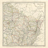 FRANCE N EAST. Champagne Alsace Lorraine Picardie Bourgogne Nord.SDUK 1844 map