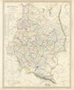 RUSSIA. Eastern Europe. Ukraine Belarus Baltics Finland Georgia. SDUK 1844 map