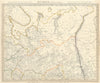 RUSSIA.Arkhangelsk Vologda VIatka Perm Olontez Iaroslavl.SDUK 1844 old map