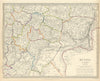 RUSSIA.Astrakhan Kostroma Viatra Perm Penza Saratov Kazan Tambor.SDUK 1844 map